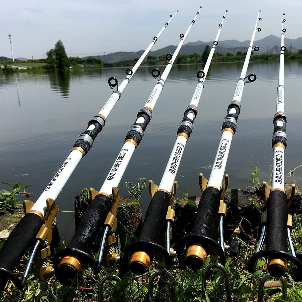 Ghotda 2.1m -3.6m, fishing rod hard frp carbon fiber telescopic