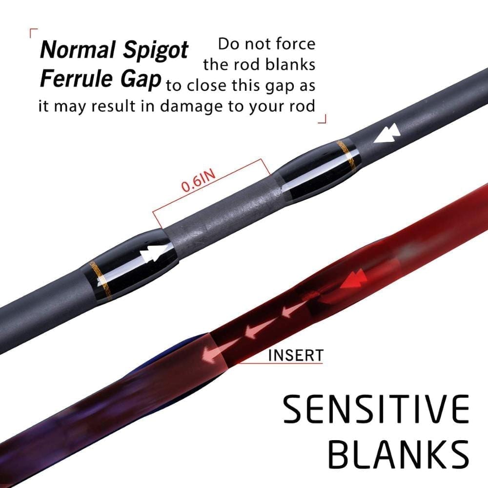 Goture xceed spinning casting carbon, fishing rod 3.0m 2.7m 2.4m 2.1m 1.98m, light, 4 sections, portable bag