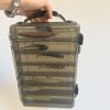 Large-capacity fishing tackle box, double-decker, box portable