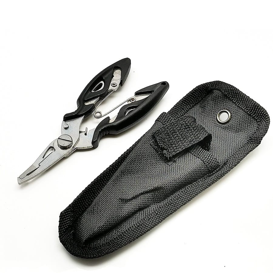 Fish lip, stainless steel, fishing grip, cutter plier, set.