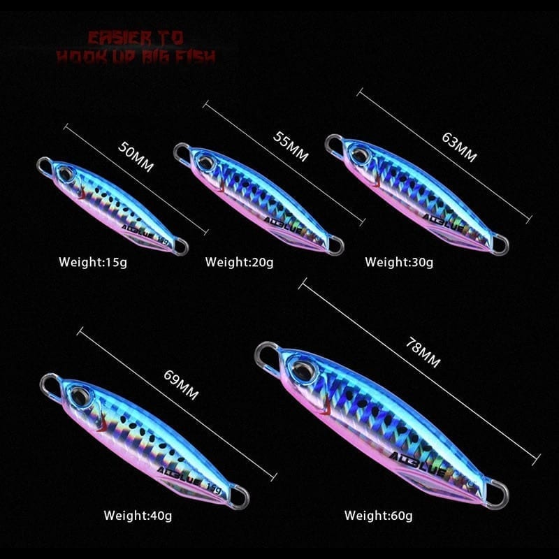 Allblue, new drager, metal cast jig, 15g 30g shore casting