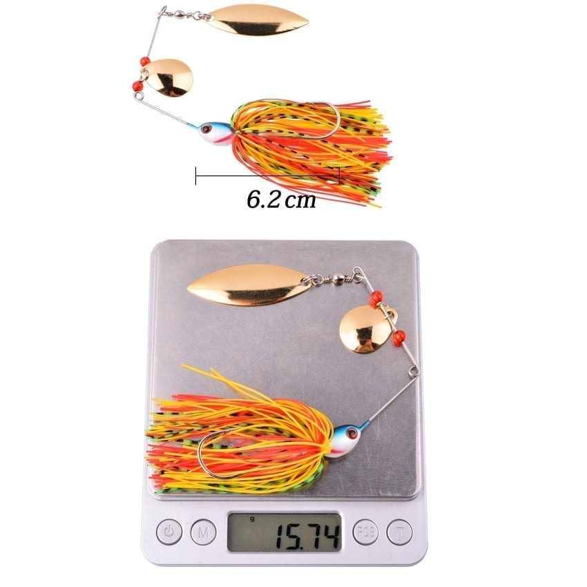 Spinner bait 10g, 16g, 17g. metal lure, spinner lure