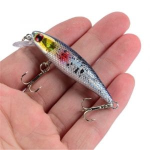 6.5cm 4.5g Fishing Lure, Quality Minnow Lure, 3D Eyes, Plastic Hard Bait