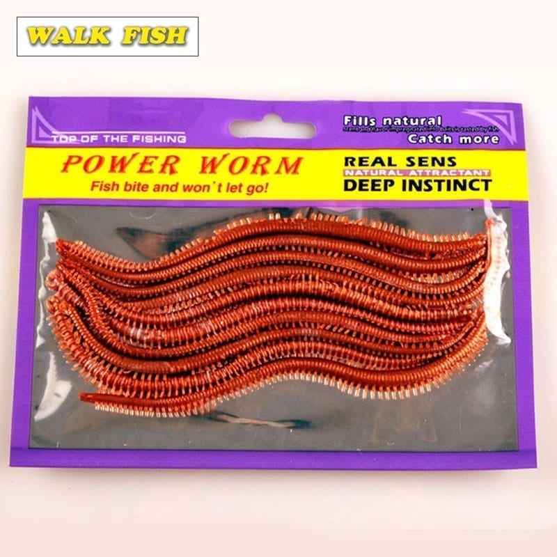 10pcs power sea worms real sens natural attractant fishy smell lures