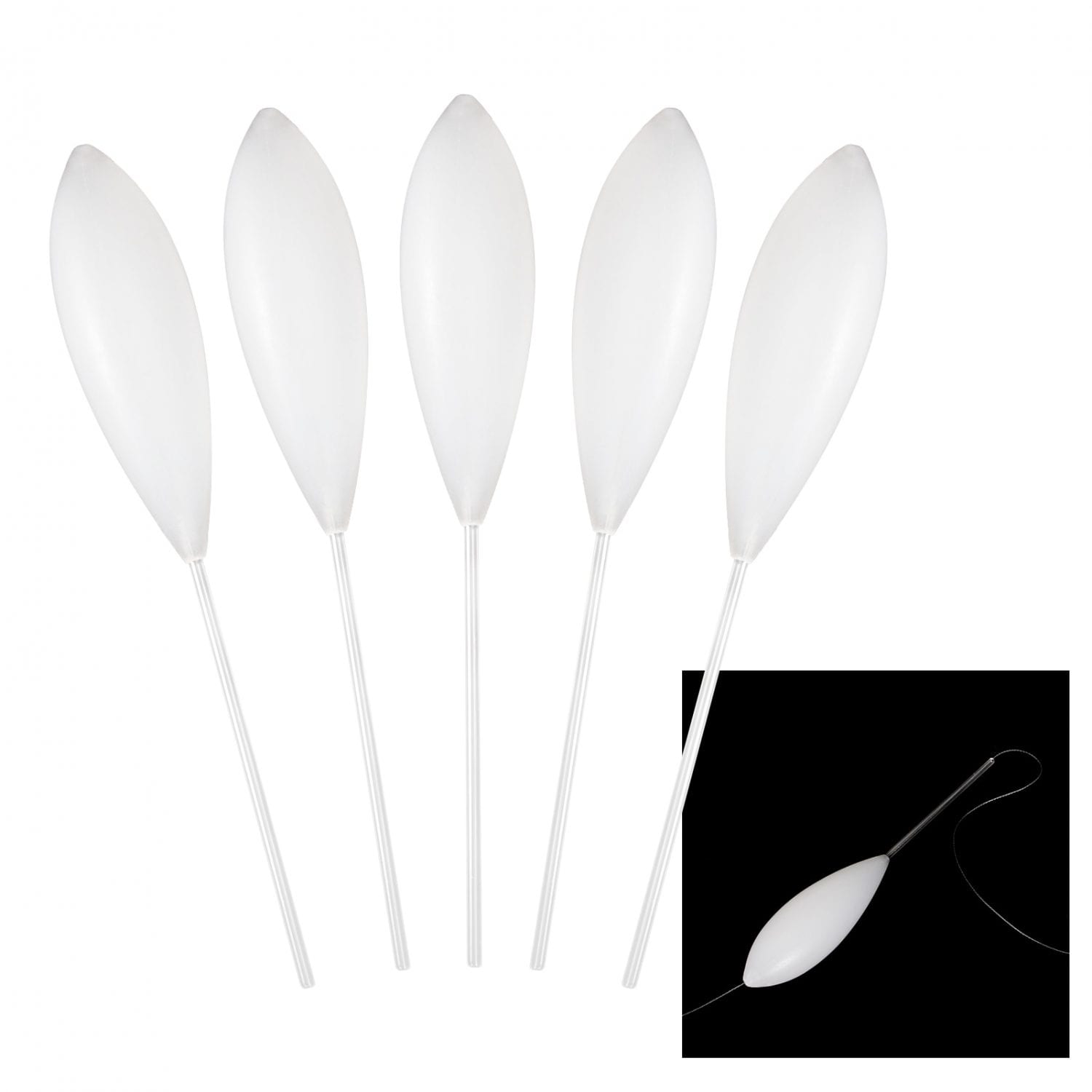 Fishing floats set, buoy bobber plastic casting bombarda, surface float, 15g-50g
