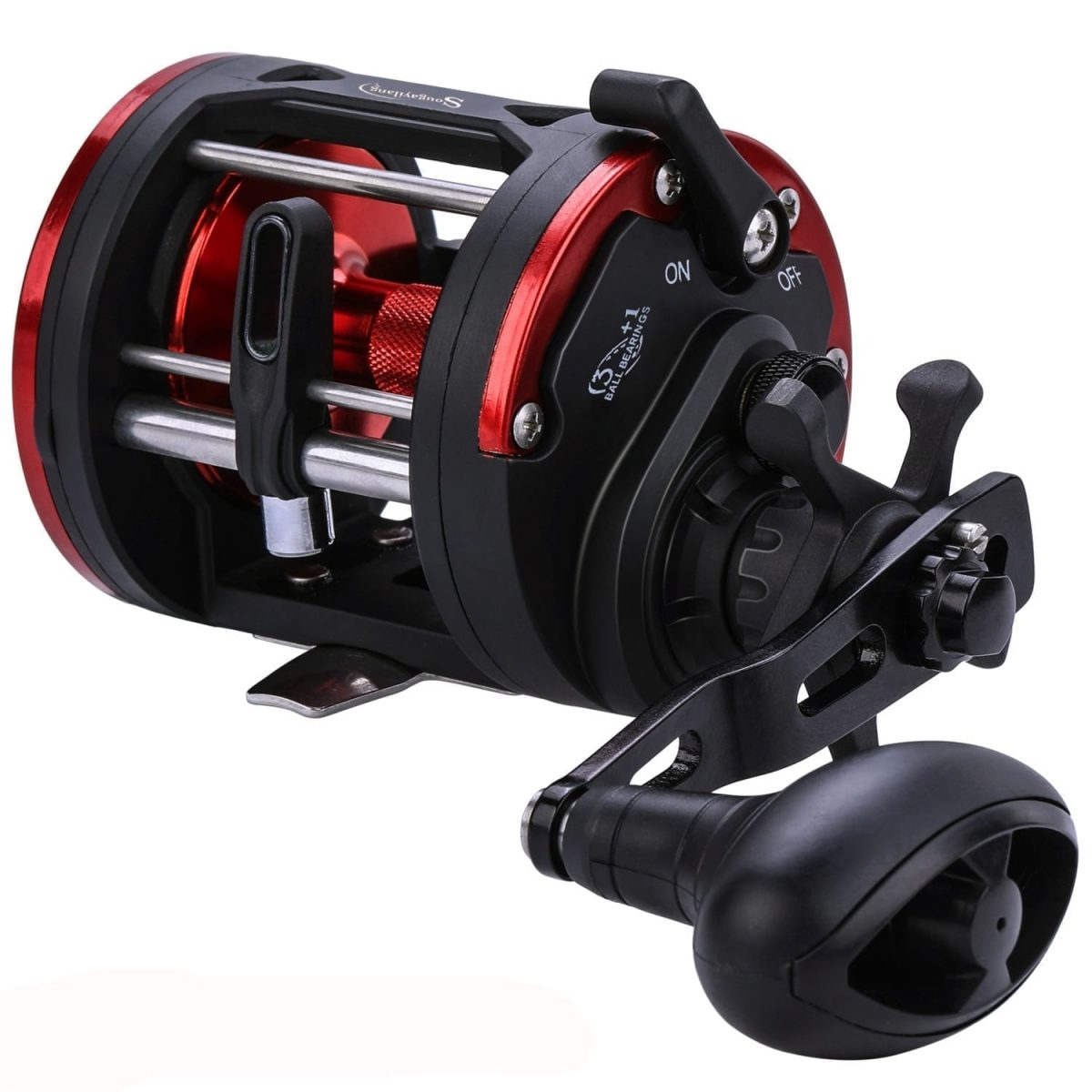 Drum fishing reel left/right hand hand, 3+1bb, casting sea large line capacity