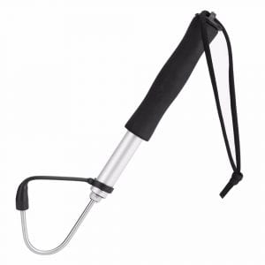60cm Professional Telescopic Fishing Gaff Stainless Steel, Gripper With Soft Handle