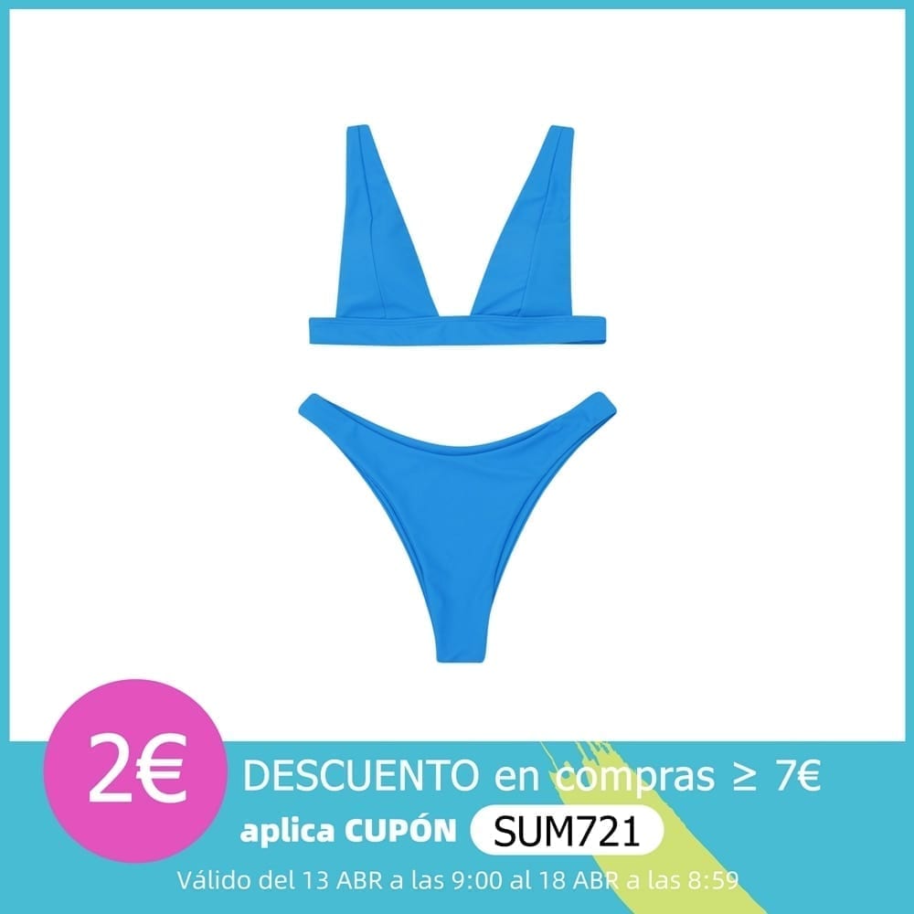 New sexy bikini, solid women swimwear push up bikini set brazilian bathing beach