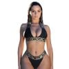 Bandage swimsuit sexy bikini set, bikinis swimwear female separate