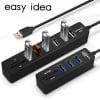 Multi usb 3.0 hub, usb splitter, high speed 3, 6 ports 2.0
