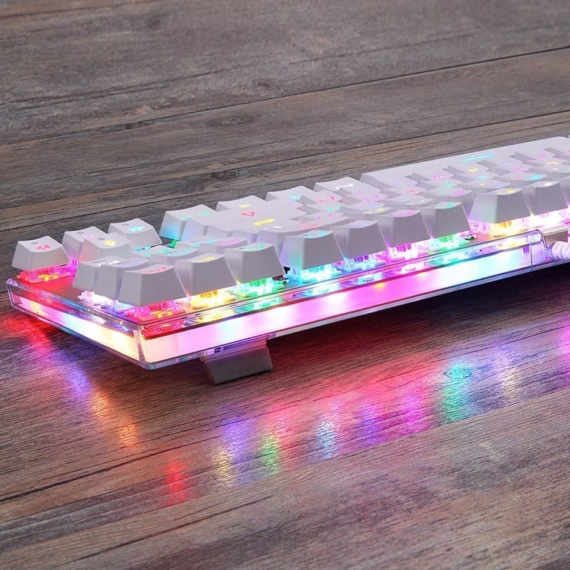 Original motospeed k87s, gaming mechanical keyboard with rgb backlight red/blue switch