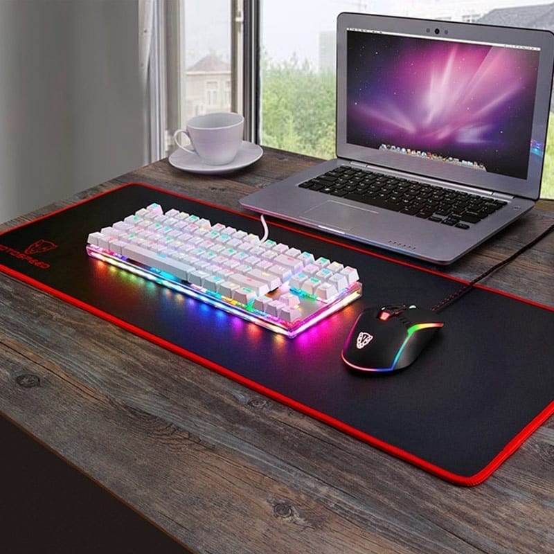 Original motospeed k87s, gaming mechanical keyboard with rgb backlight red/blue switch