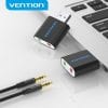 Vention usb sound card, audio interface headphone adapter