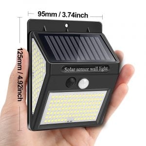 LED Solar Lights, Outdoor Lamp with Motion Sensor