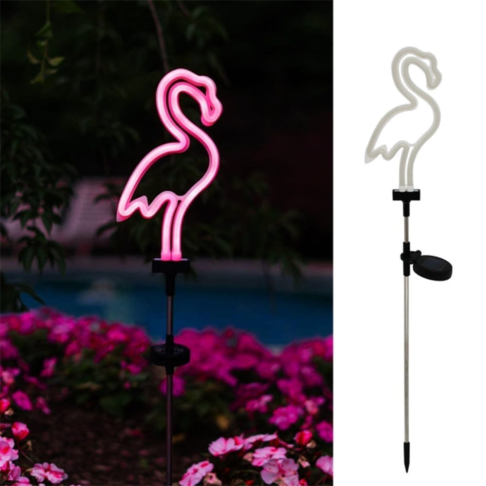 Flamingo lawn solar lamp, waterproof