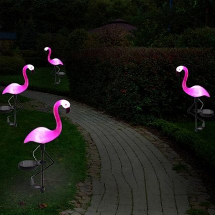 Flamingo lawn solar lamp, waterproof