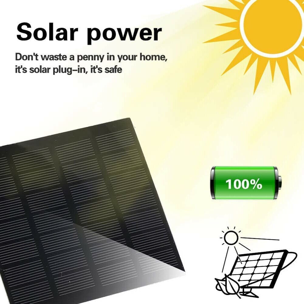 Solar panel powered, water fountain pool, sprayer with water pump & 3 spray heads