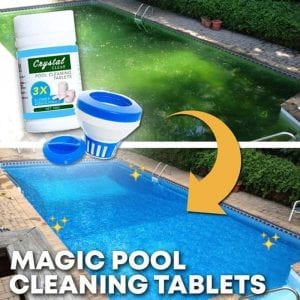 100pcs Swimming Pool Cleaning Tablets, Disinfection Pills Chlorine