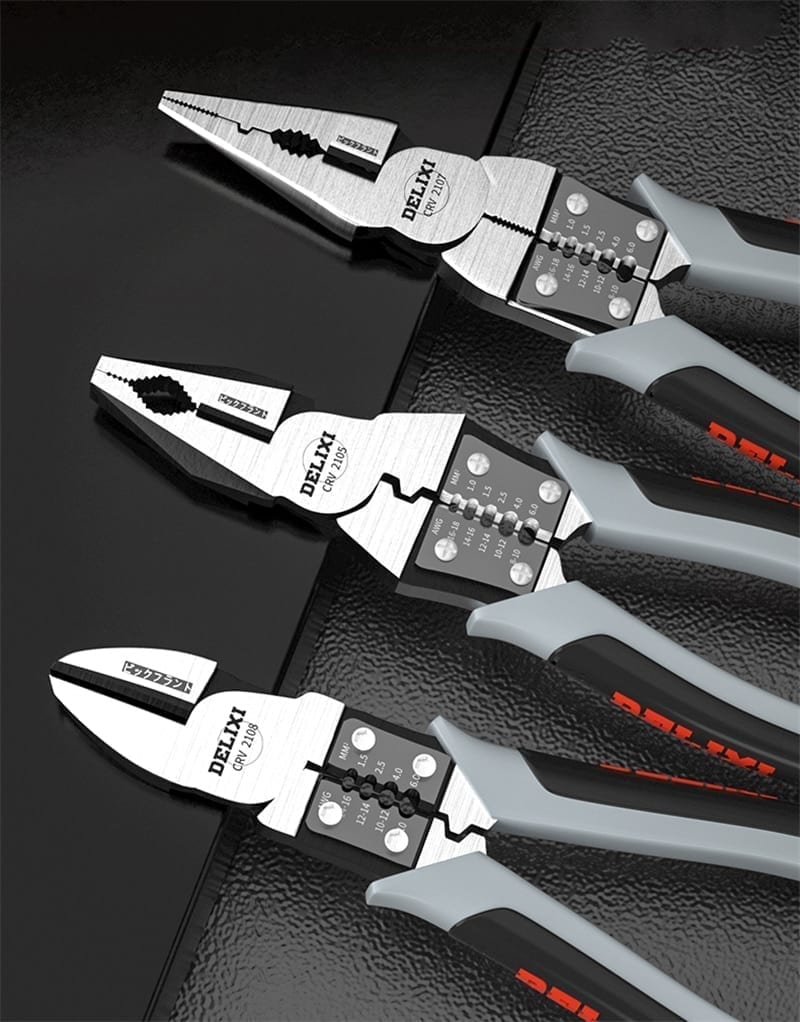 Multifunctional universal diagonal, needle nose,wire cutters