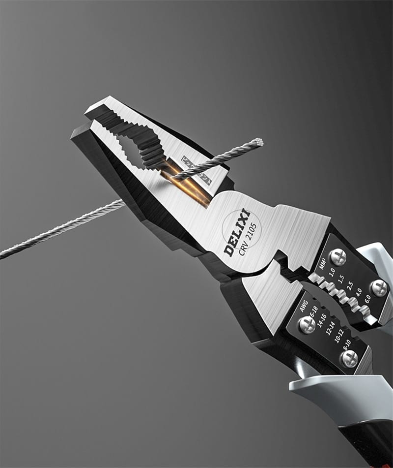 Multifunctional universal diagonal, needle nose,wire cutters