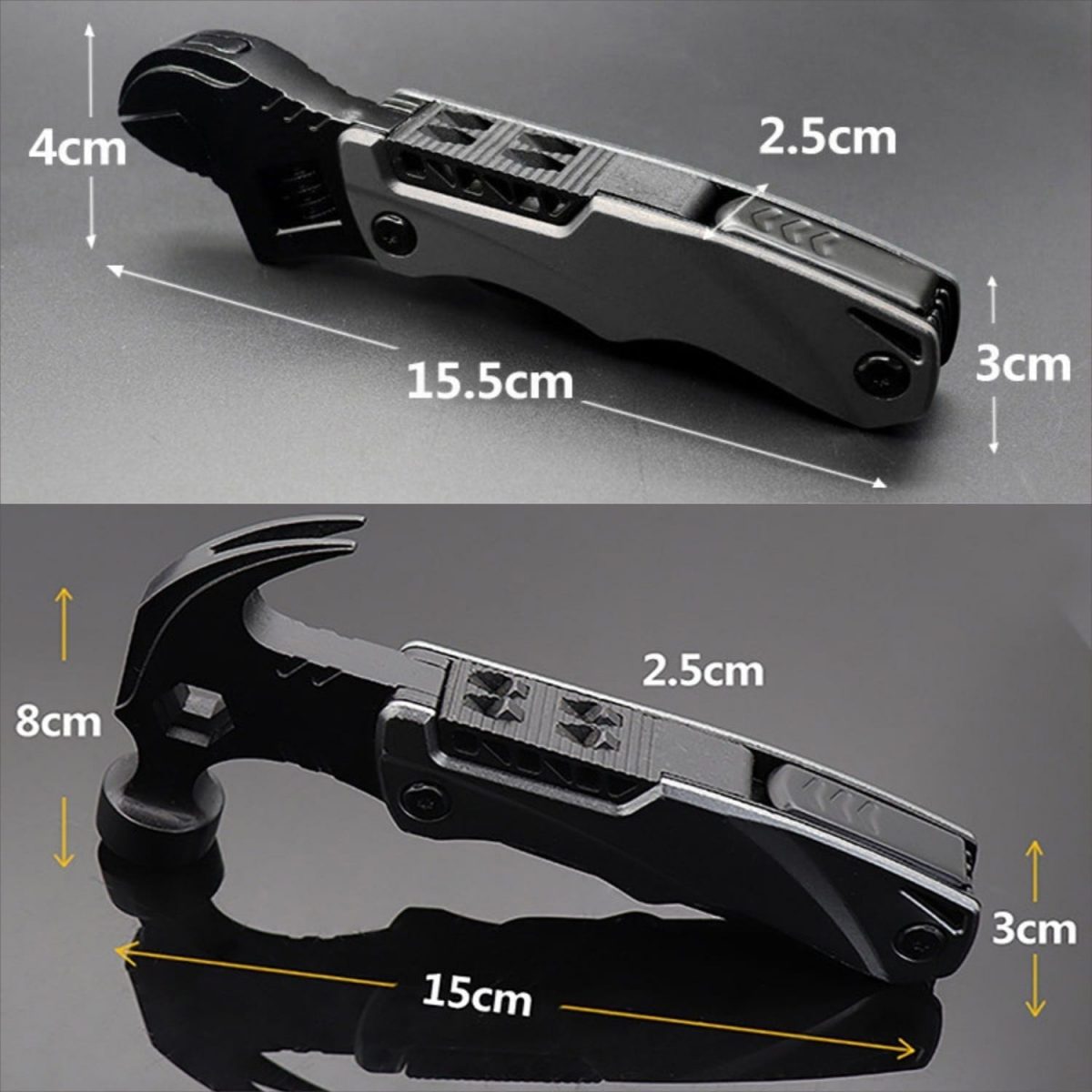 Multi combination adjustable wrench