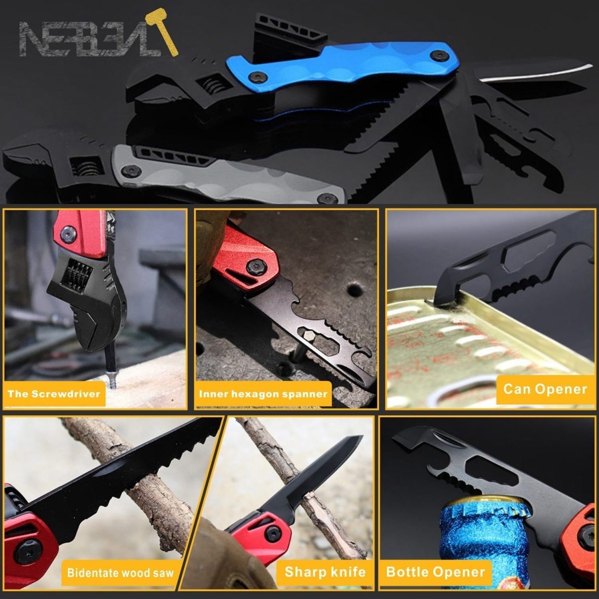 Multi combination adjustable wrench