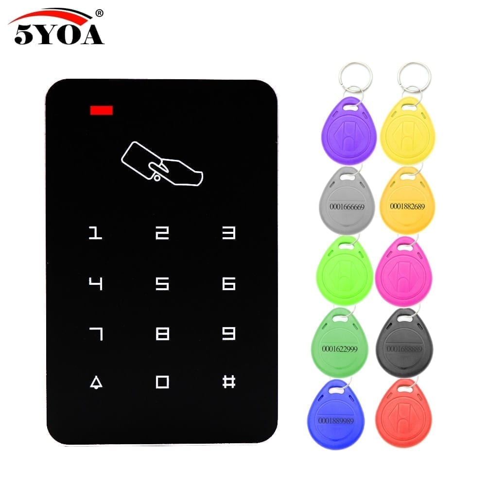 Standalone access control keypad waterproof, digital panel card reader door lock system