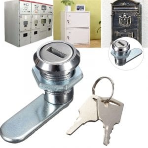 Drawer Cupboard Locker For Security Door Cabinet Cylinder With 2 Keys