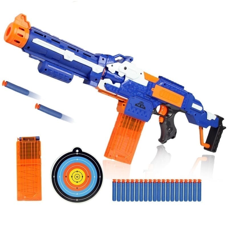 Electric soft bullet gun toys, shooting toy nerfed gun