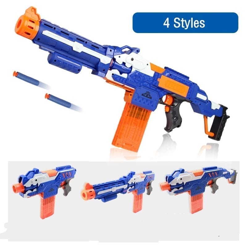 Electric soft bullet gun toys, shooting toy nerfed gun
