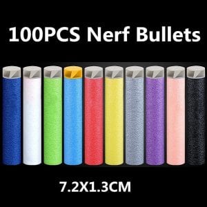 Nerf Gun Bullets 100PCS 7.2cm Refill Darts for Nerf Accessories Tactical Toy