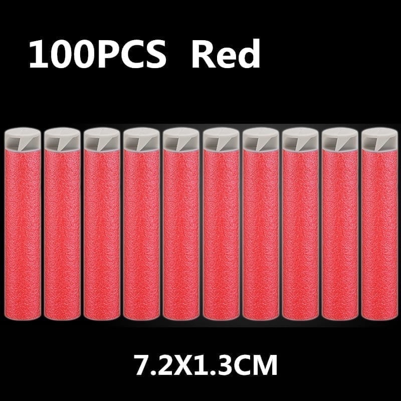Nerf gun bullets 100pcs 7.2cm refill darts for nerf accessories tactical toy