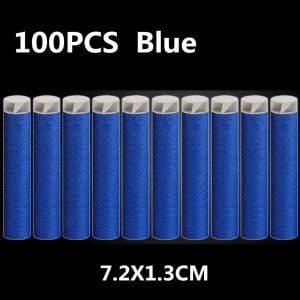 Nerf Gun Bullets 100PCS 7.2cm Refill Darts for Nerf Accessories Tactical Toy