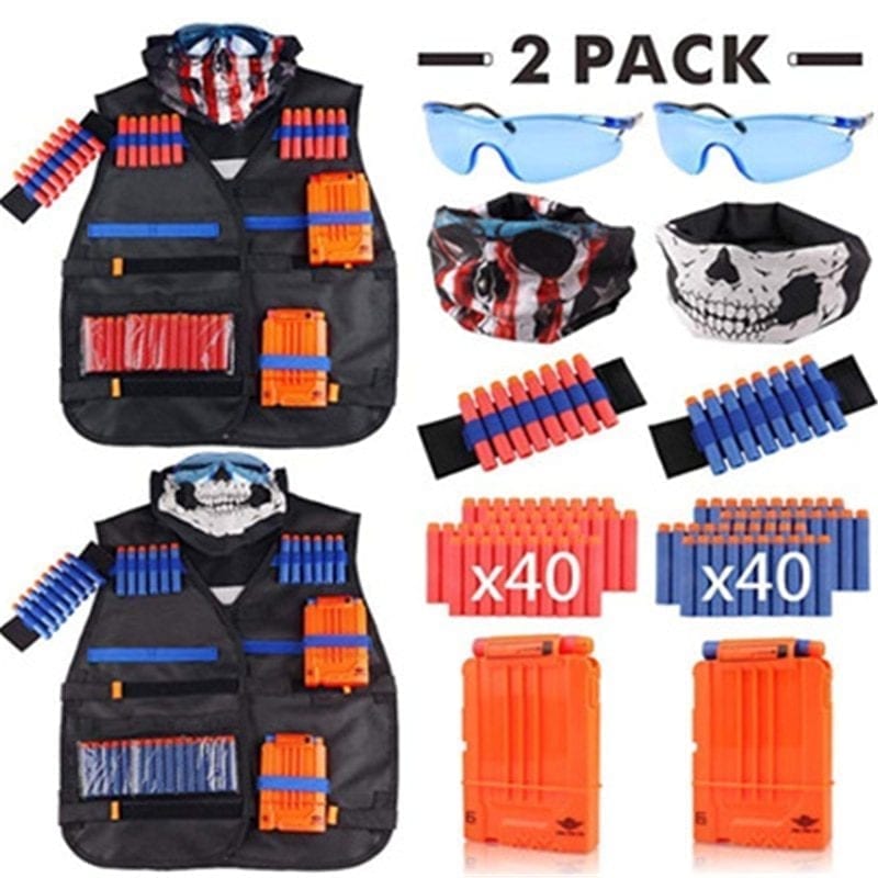 Toy suit for nerf gun tactical equipment