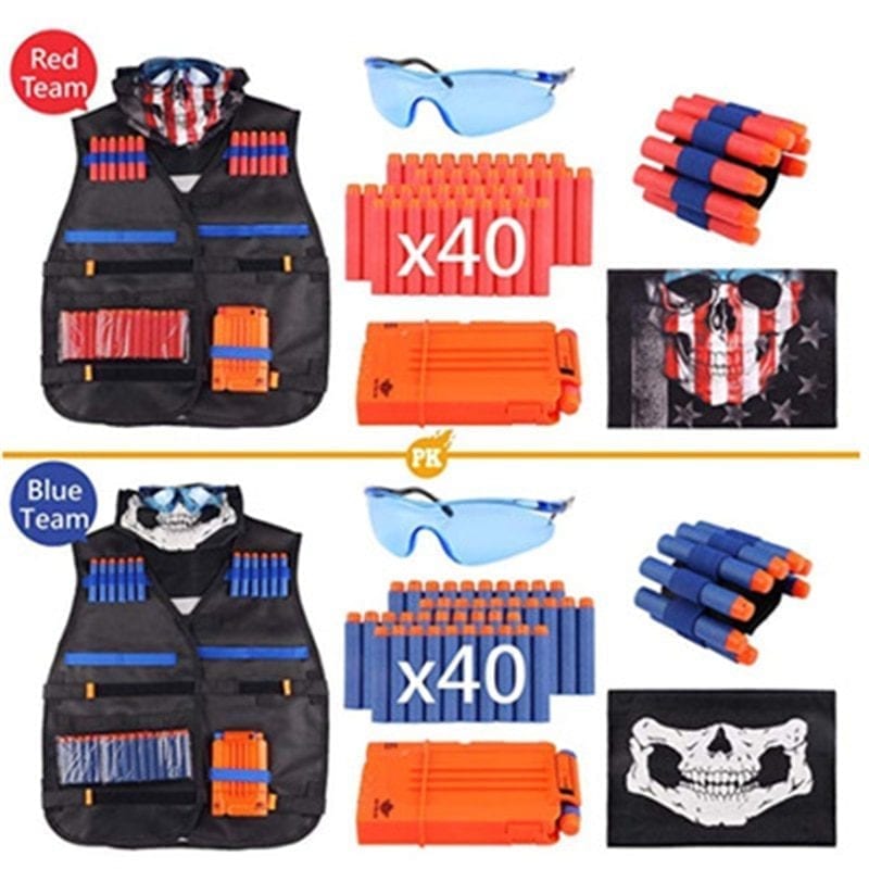 Toy suit for nerf gun tactical equipment