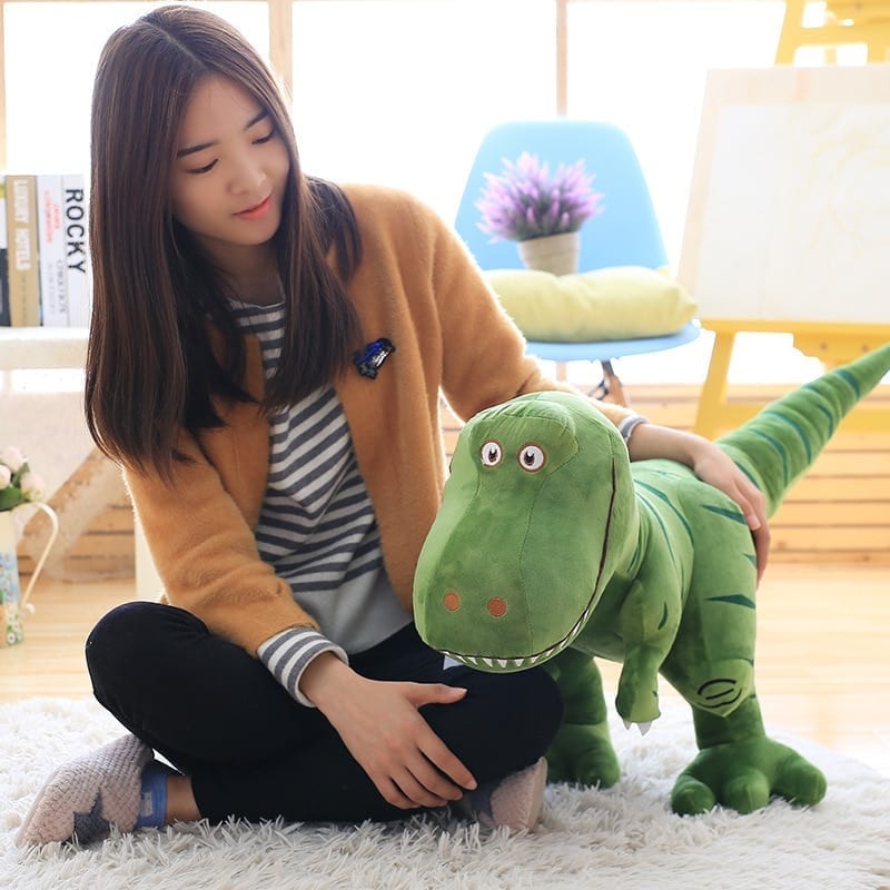 40-100cm green dinosaur plush