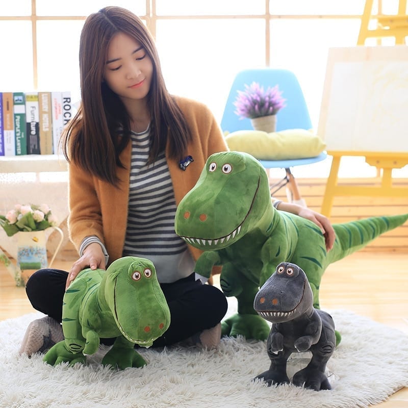 40-100cm green dinosaur plush