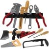 Kids toys simulation repair drill tools set for boy, safe plastic children maintenance tools screwdriver hammer tongs