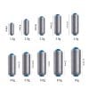 Hot 15pcs fishing lead sinker set, quick replace 1.5-6g