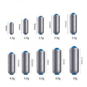 HOT 15Pcs Fishing Lead Sinker Set, Quick Replace 1.5-6g