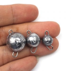 Rompin 5pcs Fishing Lead Sinker Weight, 3g-28g Hook Connector Quick Release