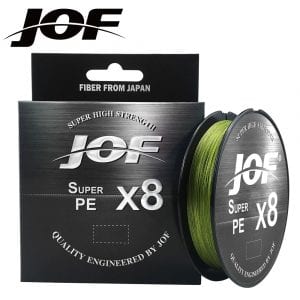 JOF 8 Weaves Multifilament Fishing Line, 150M 300M 500M 8 Strands, 15 20 30 40 50 60 80 100LB