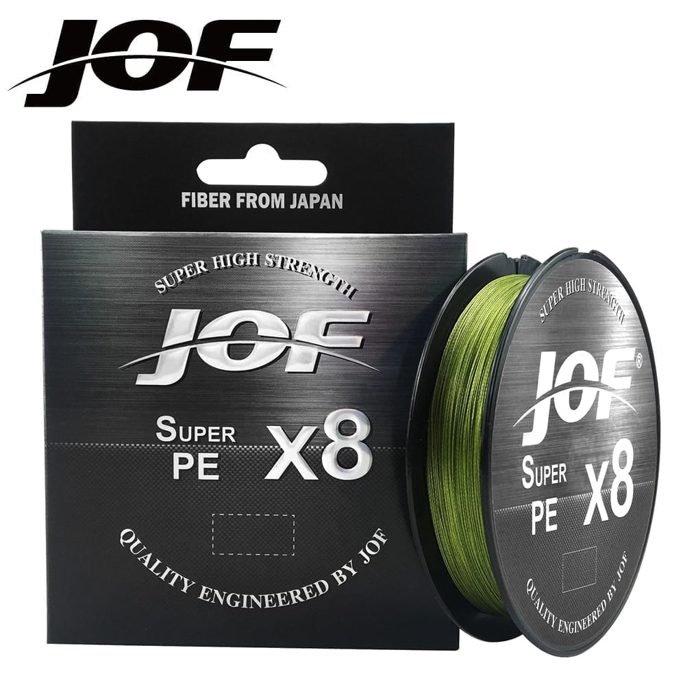Jof 8 weaves multifilament fishing line, 150m 300m 500m 8 strands, 15 20 30 40 50 60 80 100lb