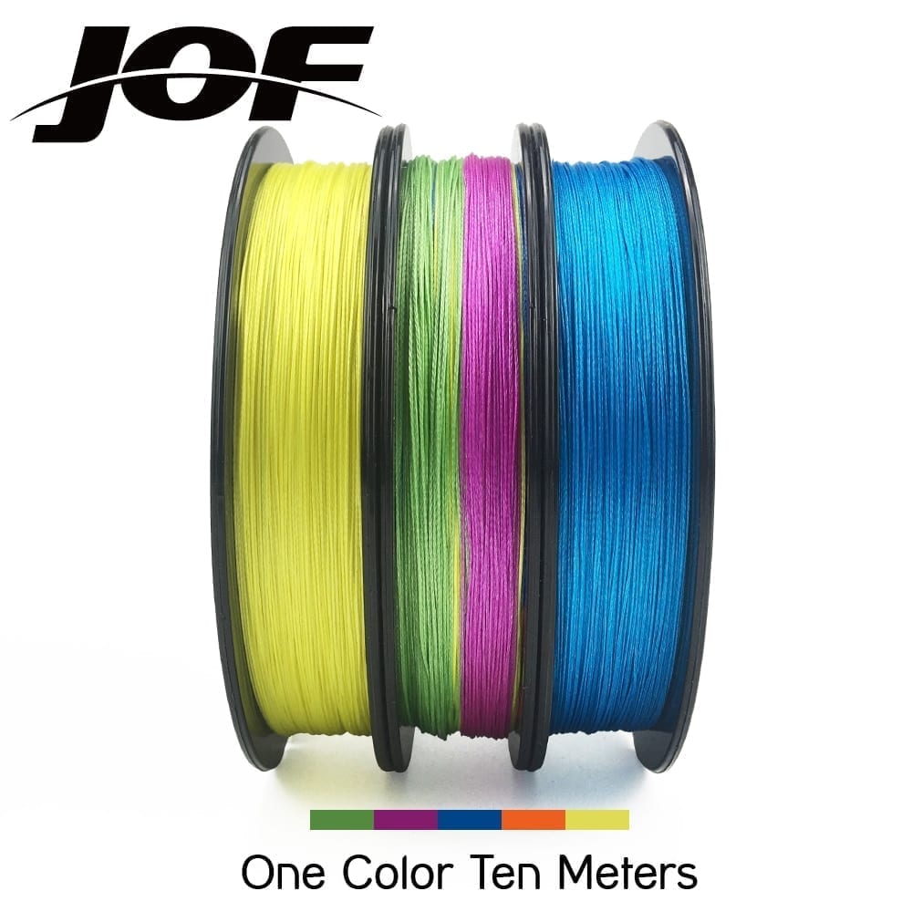 Jof 8 weaves multifilament fishing line, 150m 300m 500m 8 strands, 15 20 30 40 50 60 80 100lb