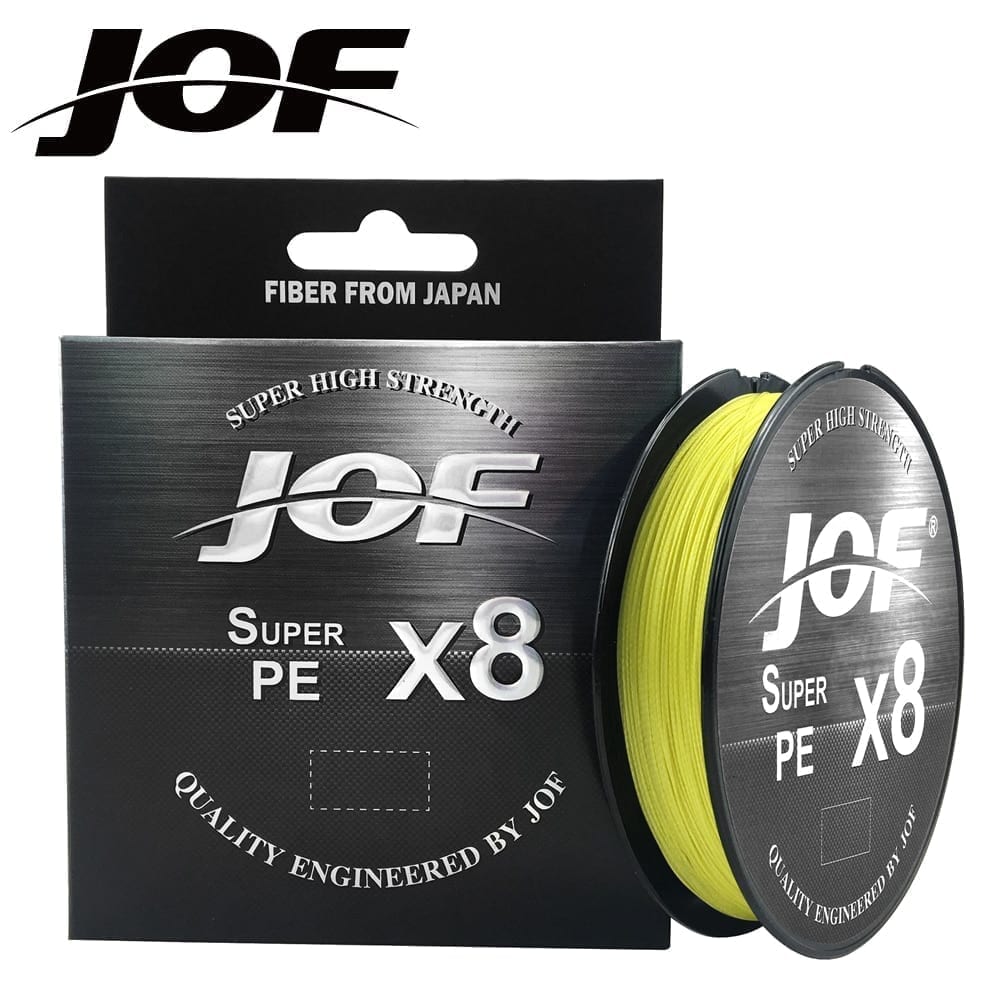 Jof 8 weaves multifilament fishing line, 150m 300m 500m 8 strands, 15 20 30 40 50 60 80 100lb