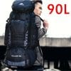 90l 50l travel bag camping backpack hiking, army climbing bags trekking, xa857wa