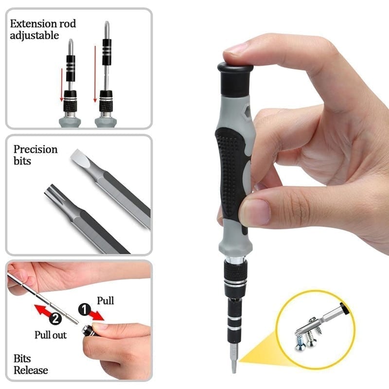 115 in 1 screwdriver set of screw driver, bit set