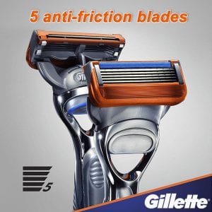 Gillette Fusion 5 Shaving Machine, Safety Razor Holder, Face Shaver, With Replacebale Blades