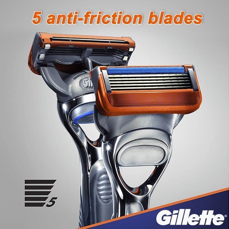 Gillette fusion 5 shaving machine, safety razor holder, face shaver, with replacebale blades