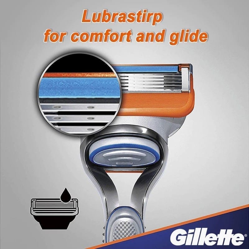 Gillette fusion 5 shaving machine, safety razor holder, face shaver, with replacebale blades